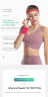 AOLIKES 1 Uds muñequeras absorbentes para fútbol baloncesto correr deportes atléticos tenis - details 0