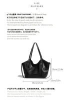 Bolso retro de gran capacidad para mujer popular, nuevo bolso de hombro de trabajo de moda, bolso de mano americano de alta gama marea - details 3
