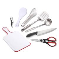Juego de utensilios de viaje portátiles de acero inoxidable, 9 piezas, para acampar, Picnic - details 3