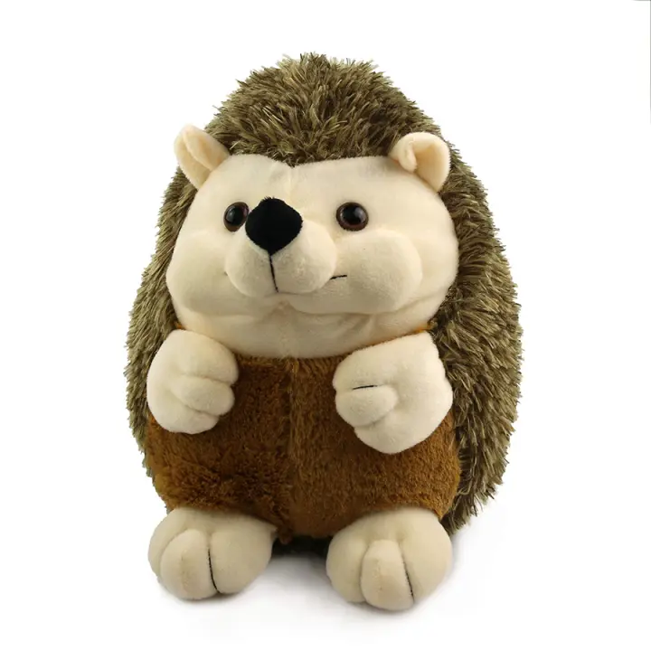 Erizo Kawaii de 10 pulgadas, animales de peluche suaves, almohadas de peluche para dormir, muñeca x-mas, juguetes creativos para niños - 1