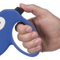 Ferplast - Correa retráctil para Perros Amigo Cord L, Cordón Enrollable, 5 m, máx. 50 kg, azul oscuro - details 2