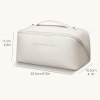 Neceser cosméticos de viaje de CUELO SINTÉTICO gran capacidad, MEJORADA,estuche de maquillaje portátil para mujer, organizador de artículos de tocador multifuncional impermeable - details 0