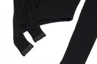 BUNO-body de punto acanalado para mujer, bodys de manga larga con botones, Tops elegantes y ajustados, Bodysuit de tiro alto, ropa de primavera. - details 7