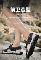 Sandalias de Cuero de Vaca de Primera Calidad Tamaño Grande Ideal para Montañismo, Viajes al Aire Libre, Ocio de Verano para Hombres Estilo de Bolsa de Cabeza - details 7