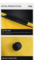 Bolsa de Asiento Trasera de Motocicleta MOTOCENTRIC Impermeable, Resistente al Desgaste, Gran Capacidad 46-66L, Diseño de Hebilla de Liberación Rápida, Reflectante Nocturno, Ligero - details 23