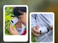 Microscopio de bolsillo Kit de juguetes científicos para niños 60-120x Mini microscopio de mano educativo con luces LED Juguetes para niños al aire libre - details 4