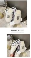 Zapatillas de algodón peludas para mujer, calzado cálido para el hogar, zapatillas de diamantes brillantes, zapatos planos de moda para exteriores, otoño e invierno, nuevo - details 15