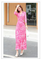Vestido de noche Vintage para mujer, traje largo ajustado, estampado Y2K, informal, para fiesta y playa, Verano - details 133