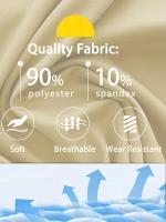Pantalones casuales de golf de cintura alta para mujer con cremallera y múltiples bolsillos para escalada al aire libre, pantalones cortos deportivos de secado rápido - details 2