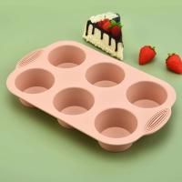 Bandeja de Horneado de Silicona Antiadherente de 6 Copas Molde de Panquecas para Hacer Pasteles DIY en la Cocina - details 4