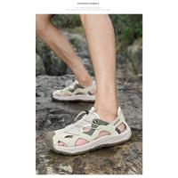 Sandalias de Cuero de Vaca Casuales de Gran Tamaño Zapatos de Playa de Verano para Hombres - details 16