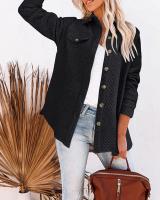 Otoño e Invierno Nueva Chaqueta Casual Ligera con Bolsillo de Diamante de Color Sólido para Mujer - details 11