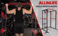 Jaula Musculacion Ajustable,Jaula de Potencia Multifuncional,Jaula de Sentadillas con Barra de Dominadas, Estación de Dips y Remo,Multipower Maquina Gimnasio Gimnasio en Casa para Entrenamiento - details 0