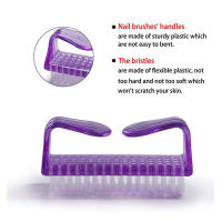 Brocha de Uñas de Acrílico para Manicura y Pedycura Set de Herramientas de Limpieza de Plástico Suave para Eliminar Polvo - details 1
