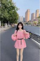 Jersey largo de punto para mujer, suéter holgado de color rosa, estilo coreano Harajuku, ropa básica para el trabajo, 2025 - details 4