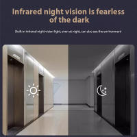 Camara De Video WiFi Puerta Inteligente Tuya Con Detección De Movimiento PIR Alarma IR Cámara HD Wireless Intercomunicador De Seguridad Para Hogar - details 1