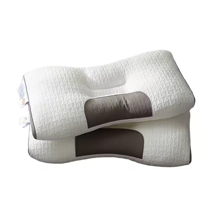 Almohada de masaje ortopédica para dormir, protección para el cuello, alivio del dolor corporal, masajeador de tracción - 1