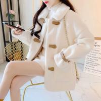Nueva chaqueta sherpa de otoño e invierno para mujer, chaqueta corta holgada y versátil - details 21