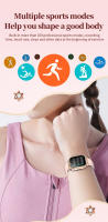 Reloj inteligente para mujer 1,75 pulgadas de AMOLED Superficie curva Pantalla,Reloj impermeable,Llamada inalámbrica Bluetooth,100 + imágenes personalizadas,Modo multideportivo,Regalos de navidad,regalos de año nuevo,regalos exquisitos para mujeres,2025 - details 10