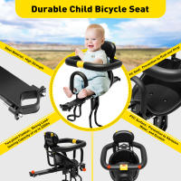 Asiento de Bebé para Bicicleta Montaje Delantero Material de Acero, PVC, Esponja, PC - details 8