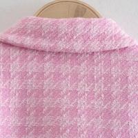 Conjunto de Tweed de 2 piezas, chaqueta elegante, traje para mujer, conjuntos de pantalones cortos, traje con pantalones cortos para mujer, trajes femeninos 2022 - details 9