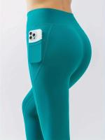 Pantalones de Yoga de Cintura de Secado Rápido Levantamiento de Cadera con Bolsillos - details 6