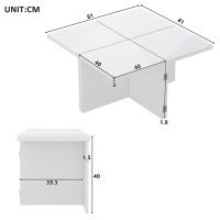 Mesa de centro, mesa de centro DIY, mesa de alto brillo, combinación gratuita - details 9