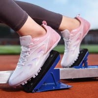 Nuevos zapatos de pista, picos para hombres y mujeres, zapatillas de salto largo de pie para correr de medio y largo. - details 2