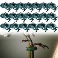 20 Piezas Clips Para Plantas De Jardín Clips De Orquídeas De Mariposa Abrazaderas De Tallo De Soporte De Plantas Soporte De Plantas De Vid De Flores De Jardín Herramientas De Jardín - details 0