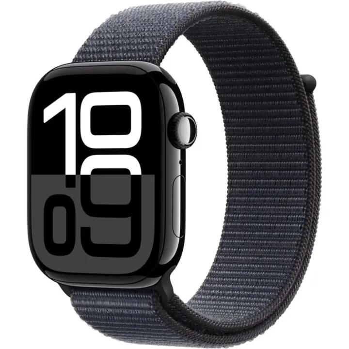 Apple Watch Series 10 GPS 46 mm Ca aluminio negro Azabach con correa deportiva de tinta - 1