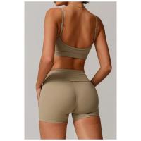 Sujetador deportivo de secado rápido de alta elasticidad para mujer, ropa deportiva ajustada, correa de hombro ajustable, Yoga, Fitness - details 14