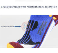 Coolmax-calcetines de compresión de algodón para correr, medias térmicas transpirables para ciclismo al aire libre, baloncesto y esquí - details 7