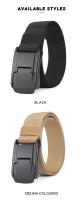 Cinturón de Nylon Rey para Hombres y Mujeres Cierre Rápido, Elástico Unisex, Marca BUNO - details 5