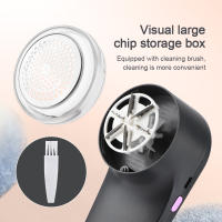 Removedor de pelusa eléctrico, recortador de bolas de pelo para ropa, afeitadora de tela de pellets, máquina de afeitar de suéter, limpieza de lavandería, cuchilla desmontable - details 4