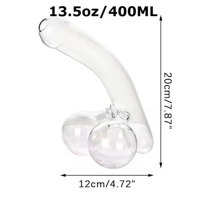 Botella de whisky pene, interesante recipiente de vidrio para esencia de pollo, fiesta nocturna, tequila escocés, brandy, ron, bourbon - 1