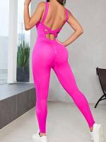 Traje de Yoga de Una Pieza para Mujeres Ouwu Ropa Moldeada Sin Costuras de Alta Elasticidad - details 4