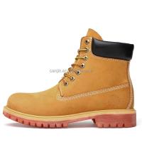 Nuevas botas de hombre de piel de alta calidad 36-47. #   Zapatos de senderismo de piel de invierno clásicos para exteriores de gran tamaño, precio bajo de marca - details 1