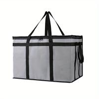 Bolsa Calefactora de Gran Capacidad XXXL con Fondo Duro Extraíble Bolsa de Entrega de Pizza Aislada de 3 Capas - details 0