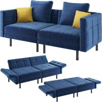 Sofá Cama de Terciopelo Versátil y Comodable para Sala de Estar, Dormitorio y Gabinete - details 9