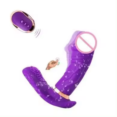 Juguetes sexuales, Vibrador de desgaste de las mujeres productos para adultos masaje control remoto inal ámbrico punto G masturbador saltando huevo productos sexuales - 1