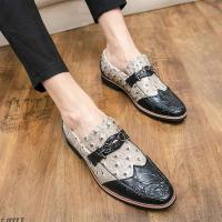 Vestido de negocios elegante para hombre, informal, plano, cómodo de llevar, zapatos de cuero para conducir, Oxford - details 10