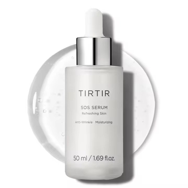 Hot TIRTIR SOS Radiant Glow Boosting Face Plumping, antienvejecimiento, hidratante, visiblemente suave y brillante - Suero sin fragancia para todos - 1