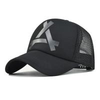 Gorras de béisbol de malla triangular en relieve para mujer, gorras Snapback de malla transpirable, gorras deportivas informales rojas y negras, gorra Unisex para hombre y pesca - details 6