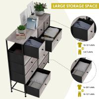 Vestidor para dormitorio, unidad organizadora de almacenamiento con tela, marco de Metal, 12 cajones, vestidores y cofres de cajones para pasillo, entrada - details 19