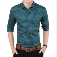 Camisa Casual a Cuadros para Hombres de Marca Nueva Moda Otoño Ajustada Manga Larga Algodón Talla Grande M-5XL - details 5