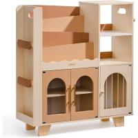 Estantería para Libros Infantiles, Color Blanco, de Madera, Varios Niveles, con Zona de Almacenamiento de Juguetes, Armario Infantil para Grandes Libros de imágenes, Muebles Infantiles - details 11