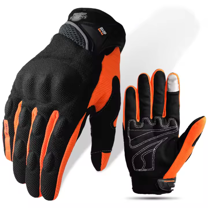 Suomy-guantes de moto para hombre y mujer, manoplas de dedo completo para pantalla táctil, motociclista, ciclismo, Enduro, color rosa - 1