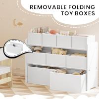 Organizador de Juguetes para Niños Estante de Almacenamiento de 3 Niveles con 6 Cajas Extraíbles - details 22