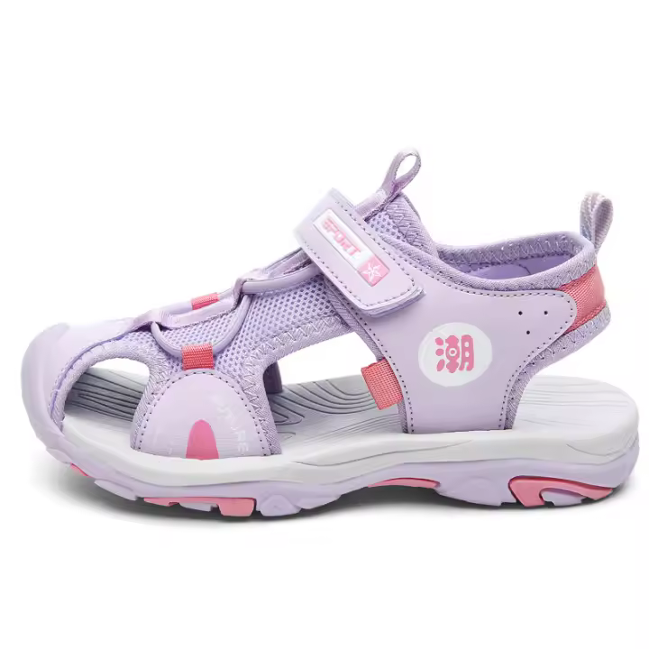 Sandalias deportivas cómodas para niñas con suelas suaves, sandalias de playa - 1