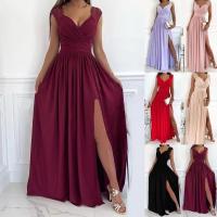 2025 nuevo vestido de mujer sin mangas con dobladillo sin espalda y encaje - details 0